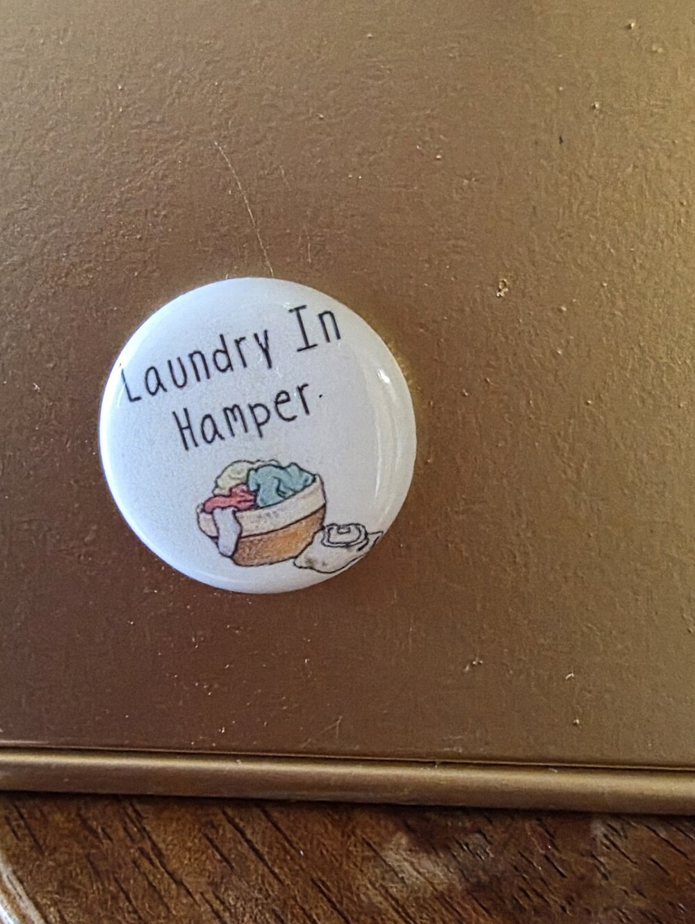 chores small magnet laundry in hamper
